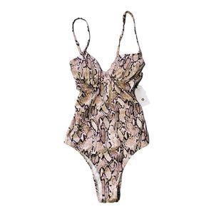 Shade & Shore Low Coverage 34B One Piece Bathing Suit